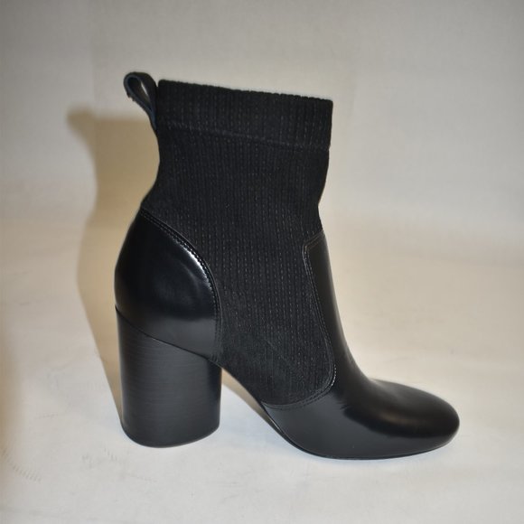 TORY BURCH Rowan Sock Booties Black Size 6.5 - Picture 7 of 11